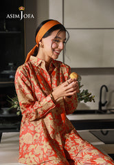 Asim Jofa Lounge Wear Ajlw-01 Cross Weave 2 Pcs