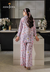 Asim Jofa Lounge Wear Ajlw-04 Cross Weave 2 Pcs