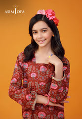 Asim Jofa Kids Pret 25 Ajkp-03 Stitched Printed Cambric 2 Pcs