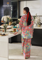 Asim Jofa Lounge Wear Ajlw-02 Cross Weave 2 Pcs
