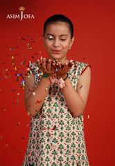 Asim Jofa Kids Pret 25 Ajkp-01 Stitched Printed Cambric 2 Pcs