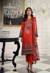 Asim Jofa Prints Vol 6 Ajun-04 Printed Lawn 3 Pcs