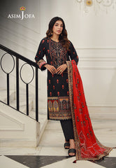 Asim Jofa Prints Vol 6 Ajun-12 Printed Lawn 3 Pcs