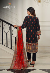 Asim Jofa Prints Vol 6 Ajun-12 Printed Lawn 3 Pcs