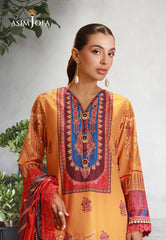 Asim Jofa Prints Vol 6 Ajun-09 Printed Lawn 3 Pcs
