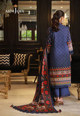 Asim Jofa Prints Vol 6 Ajun-07 Printed Lawn 3 Pcs