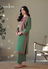 The Minimal Pret By Asim Jofa Stitched 2 Piece Cambric Collection-AJPB-175