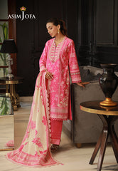 Asim Jofa Prints Vol 6 Ajun-06 Printed Lawn 3 Pcs