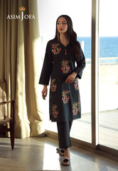 The Minimal Pret By Asim Jofa Stitched 2 Piece Cambric Collection-AJPB-173