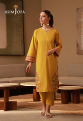 The Minimal Pret By Asim Jofa Stitched 2 Piece Cambric Collection-AJPB-177