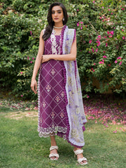 Wisteria by Roheenaz Unstitched 3 Piece Summer Lawn V-II Suit-26-B-Dilara