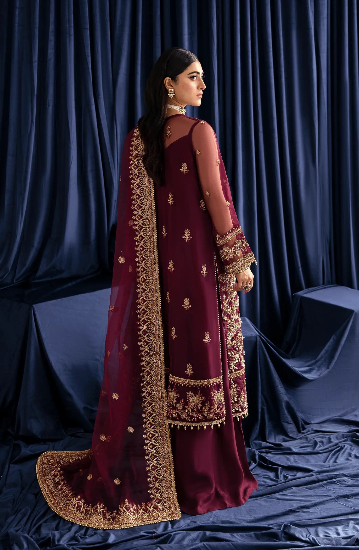 Zebaish By Fabiha Fatima Unstitched 3 Piece Formals Collection'2025-Raya
