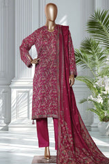 Bin Saeed Stitched 3 Piece Exclusive Printed Lawn Vol-02 Suit-LSM-2745 ATISHI