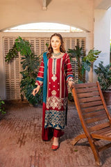 Panache Apparel Stitched Luxury Collection-Maroon Charm