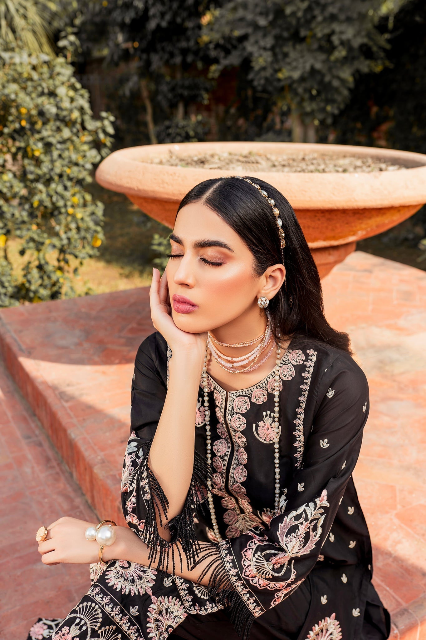 Raahi by Panache Apparel Stitched Collection-Crimson