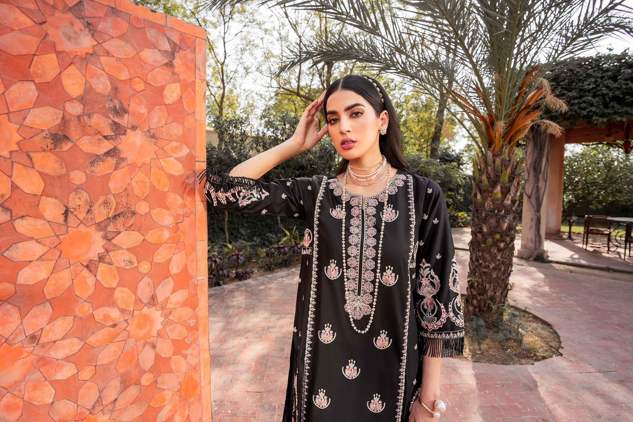 Raahi by Panache Apparel Stitched Collection-Crimson