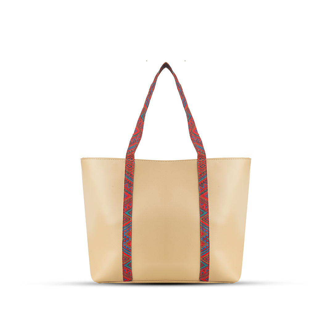 Tango Beige women's tote bag in beige by Bag X