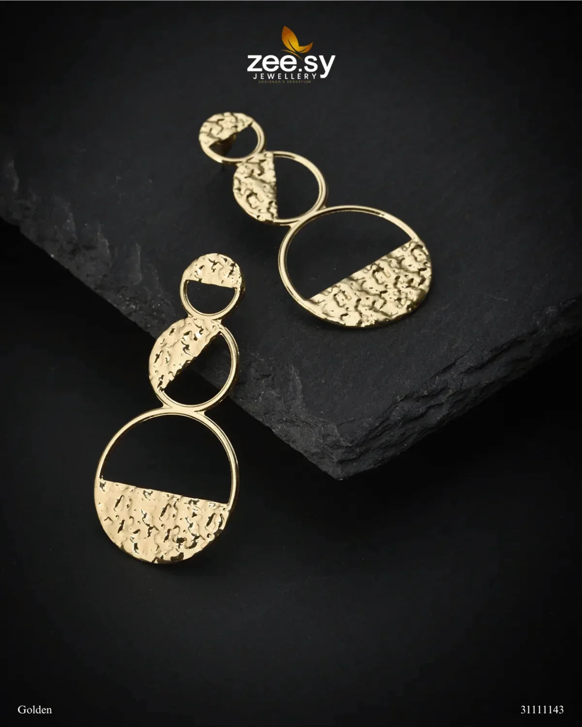 Textura Earrings - Zeesy Jewellery