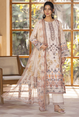 Zarwisha By Humdum Unstitched 3 Piece Digital Printed Emb Lawn Collection'2025-D-05