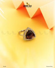 Kunzite Ring Purple - Zeesy Jewellery