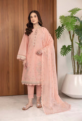 Dilkash By Humdum Unstitched 3 Piece Emb Lawn Collection-D04