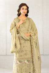 Azka By Tawakkal Stitched 3 Piece Emb Fancy Lawn Vol-2 Suit-D-2822