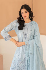 Zaylee By Tawakkal Unstitched 3 Piece Emb Broshia Lawn Suit-D-2831