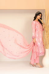 Zaylee By Tawakkal Unstitched 3 Piece Emb Broshia Lawn Suit-D-2832