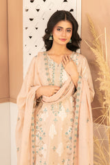Zaylee By Tawakkal Unstitched 3 Piece Emb Broshia Lawn Suit-D-2833