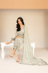 Zaylee By Tawakkal Unstitched 3 Piece Emb Broshia Lawn Suit-D-2835