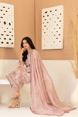 Zaylee By Tawakkal Unstitched 3 Piece Emb Broshia Lawn Suit-D-2836