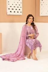 Zaylee By Tawakkal Unstitched 3 Piece Emb Broshia Lawn Suit-D-2837