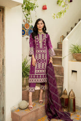 Raahi by Panache Apparel Stitched Collection-Sangria