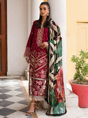 Wisteria by Roheenaz Unstitched 3 Piece Summer Lawn V-II Suit-28-A-Gohar