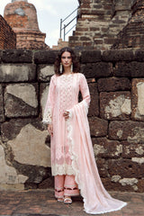 Gulmina Unstitched 3 Piece Luxury Lawn Vol-02 Suit-RosÃƒÂ© Dusk