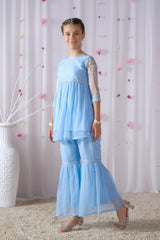 Sprinkles Stitched 2 Piece Formals Luxury Festive Kids Collection'2025-Haya 2pcs - Embroidered