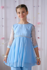 Sprinkles Stitched 2 Piece Formals Luxury Festive Kids Collection'2025-Haya 2pcs - Embroidered