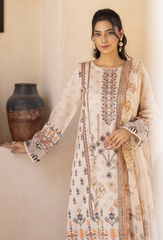 Zarwisha By Humdum Unstitched 3 Piece Digital Printed Emb Lawn Collection'2025-D-05