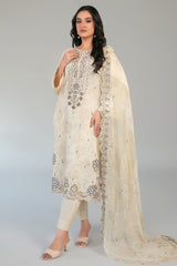 Casca By Tawakkal Unstitched 3 Piece Emb Lawn Suit-D-2906