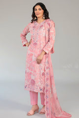 Casca By Tawakkal Unstitched 3 Piece Emb Lawn Suit-D-2909