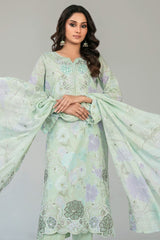 Casca By Tawakkal Unstitched 3 Piece Emb Lawn Suit-D-2911