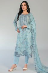 Casca By Tawakkal Unstitched 3 Piece Emb Lawn Suit-D-2916