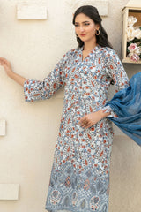 Shehrnaaz By Tawakkal Unstitched 3 Piece Emb Lawn Suit-D-2951