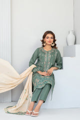 Abdar By Tawakkal Unstitched 3 Piece Emb Lawn Suit-D-2961