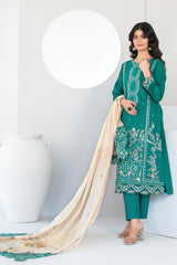 Abdar By Tawakkal Unstitched 3 Piece Emb Lawn Suit-D-2963