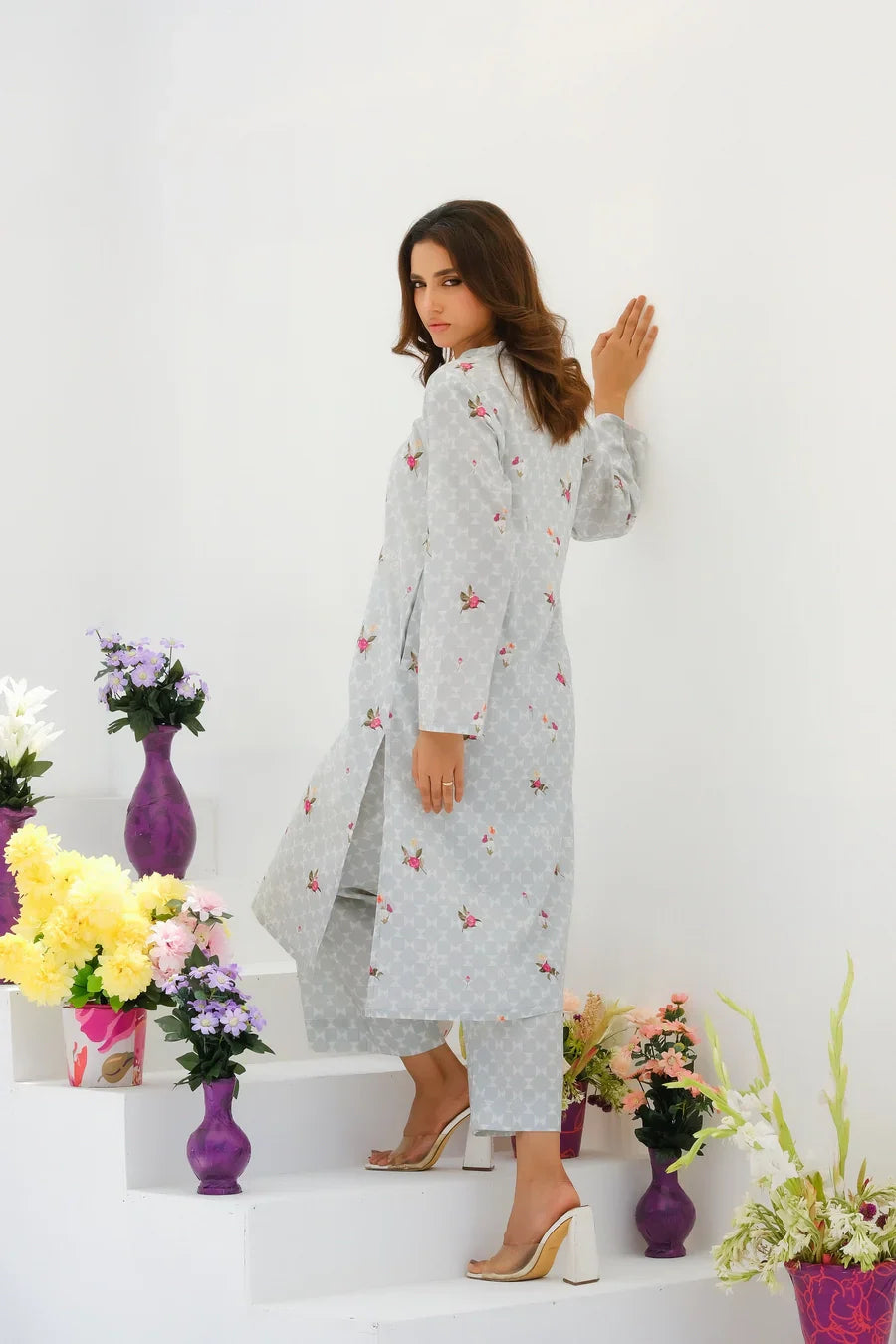 Dhaga Stitched 2 Piece Lawn Collection'2025-Matching separate 0029