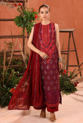 Heer By Humdum Stitched 3 Piece Formals Vol-02 Collection'2025-D01