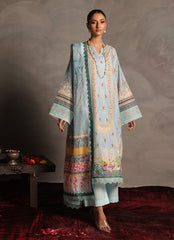 Zlooms 3 Pc Dobby Unstitched Suit - ZL25-C08-03