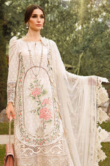 Voyage A Luxe by Maria B Unstitched 3 Piece Luxury Eid Lawn Suit-MVL-02-A