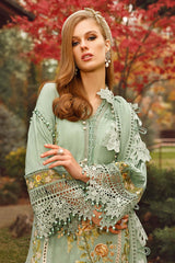 Voyage A Luxe by Maria B Unstitched 3 Piece Luxury Eid Lawn Suit-MVL-02-B